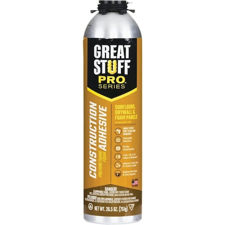 Great Stuff Pro 26.5 Oz. Construction Adhesive 343087